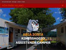 Tablet Screenshot of newparkmilano.eu